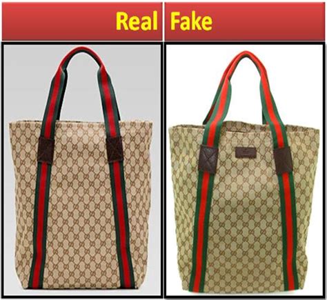 fake vs real gucci duffle bag